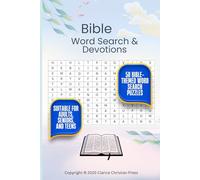 Bible Word Search & Devotions: Easy to Read Print about Bible Verses, Faith-Based Reflections, Christian Devotionals and More / 6x9 inches, 100 pages ... Quiet Time, and Spiritual Reflection