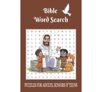 Bible Word Search: Easy to Read Print about Christianity, Faith, Scripture and More | 6x9 inches, 110 pages| 50+ puzzles