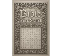 Bible Word Search: Easy to Read Print | Word Search Puzzles about Bible Characters, Names, Places and More | 6x9 inches, 70+ pages | 50+ Puzzles | Perfect for Travels, Holidays, and Downtimes