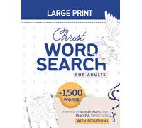 Bible Word Search: Easy Word Search & Christian Puzzle Book - Large Print with Big Letters, Inspired by Catholic Scripture - For Adults and Seniors - Includes Solutions