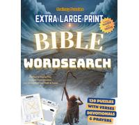 Bible Word Search Extra Large Print: 130 Puzzles With Verses, Devotionals & Prayers - Bonus Bible Themed Mazes & Trivia - Crafted to Inspire You, ... & Focus (Brainzy Puzzles - Wordsearches)