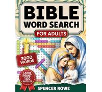 Bible Word Search for Adults: Large Print Christian Puzzle Book of Faith, Love, Strength & Hope