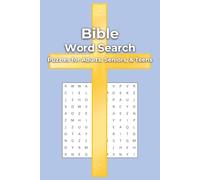 Bible Word Search for Adults, Seniors, & Teens: 50+ Faith-Inspired Puzzles to Relax, Reflect, and Strengthen Your Faith