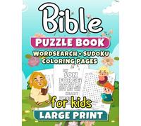 Bible Word Search for Kids: Biblical Scripture Word Search Puzzle, Sudoku, and Coloring Pages for Kids