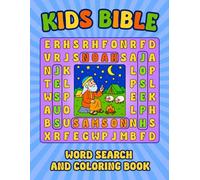 Bible Word Search For Kids: Large Print Bible Story Word Search Coloring Book with Extra Bible Verse Coloring Pages - Ideal for Sunday School Prizes, Gifts, or Church Groups