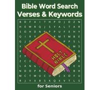 Bible Word Search for Seniors: Scripture Verses and Keywords: Large Print Christian Activity Book with Easy Puzzles for Relaxation, Brain Health and Faith-Based Fun