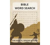 Bible Word Search: Fun & Faith-Building Scripture Activity | For Teens, Adults & Senior | 50+ Puzzles, 490+ Words, 6x9 Book