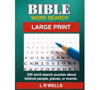 Bible Word Search Large Print: 200 Easy-to-Read Puzzles About Biblical People, Places, and Events - Relaxing Christian Puzzle Book for Adults & Seniors (The Great Bible Word Search Series)