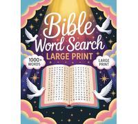 Bible Word Search Large Print: Word Find With Puzzles For Adults & Seniors