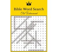Bible Word Search: Old Testament | Puzzle Book for Adults and Seniors | Large Print and Anti Eye Strain | Giant and Fun Word Find for Adults