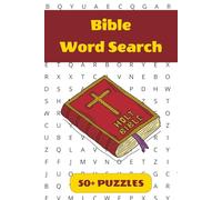 Bible Word Search Puzzle Book: 50+ Word Find Puzzles with Easy-to-Read Print about Genesis, Miracles, Parables and More | 6×9 inches, 110 pages … Gift for Vacations, Holidays and Free Times