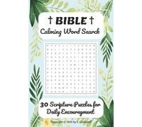 Bible Word Search Puzzle Book: Christian Word Search Puzzle with Easy to Read Print about Jesus, Bible Verses, and Biblical Themes and More | 6x9 ... for Vacation/Holiday/Birthday/Anniversary