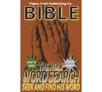 Bible Word Search Puzzle Book: Easy To Read Bible Word Searches | 50+ Puzzles | 6 x 9 Inches: Bible Word Search Puzzle Book: Easy to read print Bible ... | Perfect For Relaxation, Travel & Gifts
