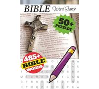 Bible Word Search Puzzle Book: Easy to Read Print Word Searches about Bible Names and Christian Terms | 6x9 inches, 108 pages