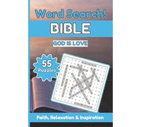 Bible Word Search Puzzle Book: Easy-to-Read Puzzles About Faith, Scripture, and Prayer | 6x9 Inches, 111 Pages | 55 Relaxing Puzzles with 15 Words Each | Christian Gift for Adults and Seniors