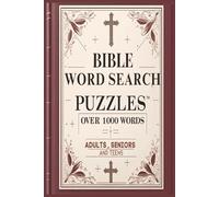 Bible Word Search Puzzle Book for Adults, Seniors and Teens: Explore God’s Word Through Large Print Christian & Religious Word Search Puzzles For ... Gifts & Biblical Gifts For Women / Men