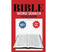 Bible Word Search Puzzle Book for Adults, Seniors, and Teens: Word searches with Easy to Read Print about the Bible, Verses, Stories, and More | 6x9 ... gift for Vacations, Holidays, and Free Times.