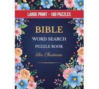 Bible Word Search Puzzle Book for Christians: Biblical Word Search Puzzles with Inspirational Bible Verses for Women Seeking Faith and Reflection - 8.5 x 11 inches