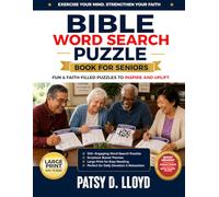 Bible Word Search Puzzle Book for Seniors: 150 Faith-Filled Word Search Puzzles