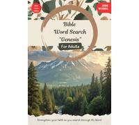 Bible Word Search Puzzle Book - Genesis: Word Searches with Easy to Read Print about Bible, God, Faith and More | 6x9 inches, 200 pages | 100 Puzzles ... (Bible Word Search Puzzle Series Edition)