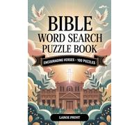 Bible Word Search Puzzle Book Large Print: Encouraging Verses - Christian Word Find Puzzles for Adults, Seniors and Teens