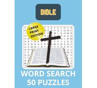 Bible Word Search Puzzle Book-Large Print Format: Word Searches With Large Print About Bible Characters, Worship, Faith And More | 8 1/2 x 11 Inches, ... Relief, Bible Study, And Special Occasions