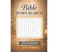 Bible Word Search Puzzle Book: Large-Print Puzzles About Scripture, Faith, Prayer, Hope, and Christian Inspiration | 1200 Words | 7 x 10 inches, 125 ... Gift for Vacations, Holidays and Free Times