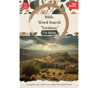 Bible Word Search Puzzle Book - Leviticus: Word Searches with Easy to Read Print about Bible, God, Faith and More | 6x9 inches, 200 pages | 100 ... (Bible Word Search Puzzle Series Edition)