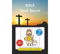 Bible Word Search Puzzle Book: Word Search Book with Easy to Read Print about the Bible for Adults, Teens and Seniors | 6x9 inches, 125 pages | 100 puzzles