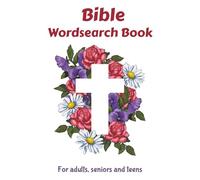 Bible Word Search Puzzle Book: Word Searches About Religious and Bible | Easy-To-Read Print 6”x 9” | Solutions Included | For Adults, Seniors and Teens