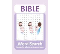 Bible Word Search Puzzle Book: Word Searches with Easy To Read Print about Bible, Angels and More | 6*9 inches, 110 pages | 50+ Puzzles ... Gift for Vacations, Holidays and Free Time
