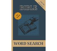 Bible Word Search Puzzle Book: Word Searches with Easy to Read Print about Bible, Bible Characters, and God | 6x9 inches, 110 pages | 50+ Puzzles and Glossary (R-PASS PRESS WORD SEARCHES)