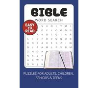 Bible word search puzzle book: Word searches with Easy to Read Print about Bible, Christianity, Religion and More | 6X9 inches, 110 pages | 50+ ... faith, Vacations, Holidays and Free Times.
