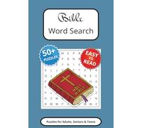 Bible Word Search Puzzle Book: Word Searches with Easy to Read Print about Bible, Church, Gospel, and More | 6x9 inches, 11