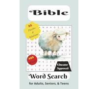 Bible Word Search Puzzle Book: Word Searches with Easy to Read Print about Bible, Faith, and Christianity for Adults, Seniors, Teens, and Christians, ... and more. 6x9 inches,110 pages, 50+puzzles