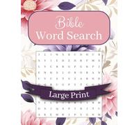 Bible Word Search Puzzle Book: Word Searches with Easy to Read Print about Bible, Faith, Christianity and More | 8.5 x 11 inches, 110 pages | 50+ ... Gift for Vacations, Holidays and Free Time