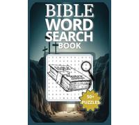 Bible Word Search Puzzle Book: Word Searches with Easy to Read Print about Bible, Jesus, God, Church and more | 6x9 inches, 110 pages, 50+ Puzzles | Great for Vacations, Holidays or free time!
