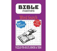 Bible Word Search Puzzle Book: Word Searches with Easy to Read Print about Bible Names, Bible Characters and More | 6*9 inches, 110 pages | 50+ Puzzles ... Gift for Vacation, Holidays and Free Times