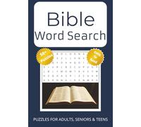 Bible Word Search Puzzle Book: Word Searches with Easy to Read Print about Bible, Old Testament Books, Patriarchs and Major Figures and More | 6x9 ... Gift for Vacations, Holidays, and Free Times
