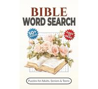 Bible Word Search Puzzle Book: Word Searches with Easy-to-Read Print about Bible Stories, People, Places and Virtues | 50+ Puzzles for Adults | Faith-based Gift Idea