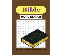 Bible Word Search Puzzle Book: Word Searches with Easy to Read Print about Bible Stories, Scriptures, Heroes of Faith, and More | 6 x 9 Inches, 110 Pages | 50+ Puzzles… Gift for Vacations, Holidays