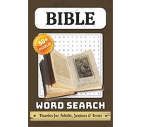 Bible Word Search Puzzle Book: Word Searches with Easy to Read Print about Bible Verses, Words of Jesus, Devotional and More | 6x9 inches, 110 pages | Gift for Vacations, Holidays and Free Times