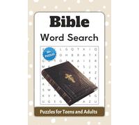 Bible Word Search Puzzle Book: Word searches with easy to read print about Bibles, Gospel and more | 6 x 9 inches, 110 pages | 50+ puzzles… Gift for vacations, Holidays and Free Times