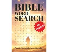 Bible Word Search Puzzle Book: Word Searches with Easy to Read Print about God, Faith and More | 6x9 Inches, 50+ Original Puzzles | Gift for Vacations, Holidays and Time Off