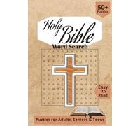 Bible Word Search Puzzle Book: Word Searches with Easy to Read Print about Holy Bible, The Scriptures, God’s words and More [6x9 inches, 110 pages] ... Gift for Vacations, Holidays and Free Times