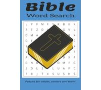 Bible Word Search Puzzle Book: Word Searches with Easy to Read Print about Scholars, Disciples, Biblical Cities and More | 6x9 inches, 110 Pages | 50+ ... for Vacationing, Holidays, Leisure Times