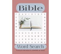 Bible Word Search Puzzle Book: Word Searches with Easy to Read Print about the Bible and Biblical Characters | 6x9 inches, 110 pages | 50+ Puzzles ... ... Mother's Day, Vacations, and Leisure Time