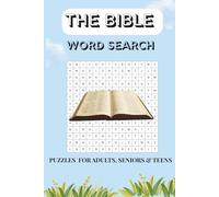 Bible Word Search Puzzle Book: Word Searches with Easy to Read Print about The Bible, Bible Study, Christianity and more for Relief and Relaxation | ... Gift for Vacations, Holidays and Free Times