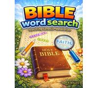 Bible Word Search Puzzle Book: Word Searches with Easy to Read Print about the Bible, Bible Words, Bible books and more [8.5x11 inches, 80 pages] 40 ... Gift for Vacations, Holidays and free times