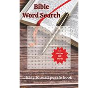 Bible Word Search Puzzle Book: Word Searches with Easy to Read Print about the Bible, Biblical People, Phrases and More | 6 x 9 inches, 110 pages | 55 ... . Gift for Vacations, Holidays and Fun Times